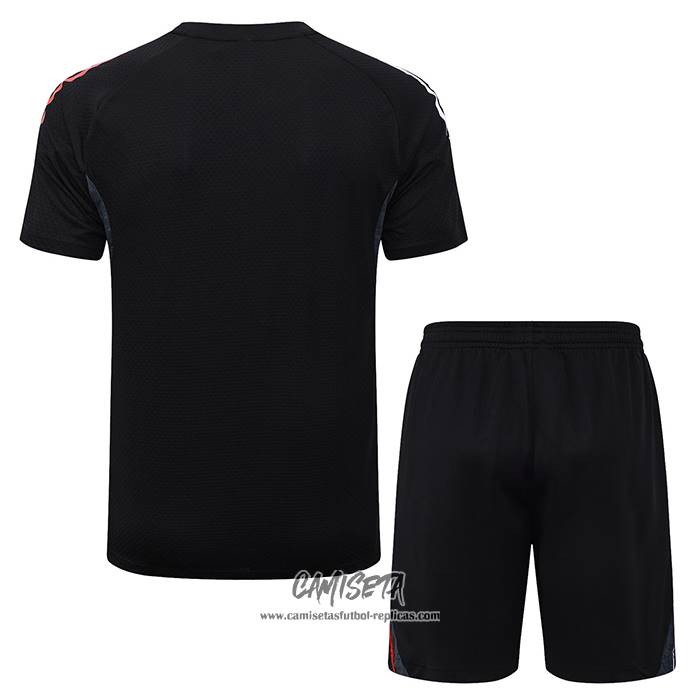 Chandal del Ajax 2025-2026 Manga Corta Negro - Pantalon Corto